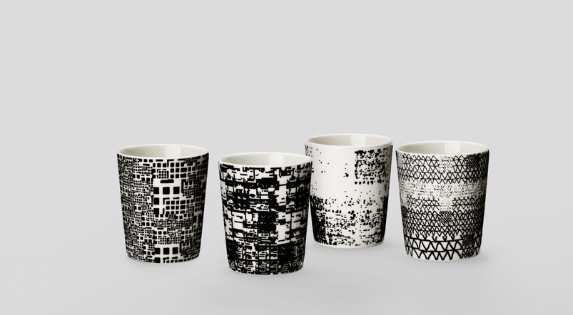 Design House Stockholm. Gábor Palotai, graphic cups.Verycamilla/Designbloggarna.